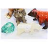 Image 2 : POTTERY DOG + BEAR ELEPHANT + ONYX BEAR