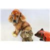 Image 3 : POTTERY DOG + BEAR ELEPHANT + ONYX BEAR