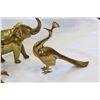 Image 2 : BRASS ELEPHANTS AND OTHER FIGURES