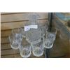 Image 1 : CRYSTAL DECANTOR + GLASSES