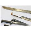 Image 2 : MACHETTE AND THREE KNIVES