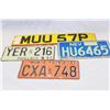 Image 1 : FOUR OUT OF COUNTRY LICENCE PLATES