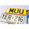 Image 2 : FOUR OUT OF COUNTRY LICENCE PLATES
