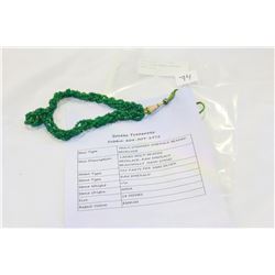 MULTI STRING EMERALD NECKLACE RETAIL $200