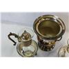 Image 2 : TWO SILVER PLATE WARMING CARATES + CHAMPAGNE BUCKET