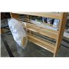 Image 1 : PINE SPICE RACK WITH BOTTLES