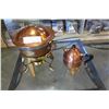 Image 1 : COPPER CHAFER AND TEAPOT