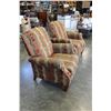 Image 2 : PAIR OF LAZYBOY UPOLSTERED RECLING ARMCHAIRS