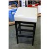 Image 1 : LEATHER BARSTOOL