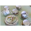 Image 2 : KUTANI EASTERN CHINA LUNCHEON SET WITH GEISHA GIRL IN BOTTOM OF CUPS