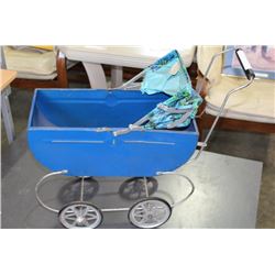 1944 METAL DOLL CARRIAGE