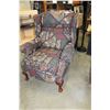 Image 1 : WINGBACK RECLINER CHAIR WITH PAW FEET