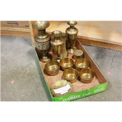 LOT OF DECORATIVE BRASSWARE
