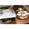 Image 1 : EASTERN TEASET ON TRAY AND TEA KETTLE
