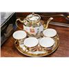 Image 2 : EASTERN TEASET ON TRAY AND TEA KETTLE