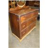 Image 2 : THREE DRAWER VANITY DRESSER WITH MIRROR