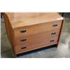 Image 1 : TEAK 3 DRAWER DRESSER