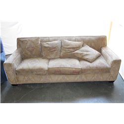 UPOLSTERED 3-SEAT SOFA AND CUSHIONS