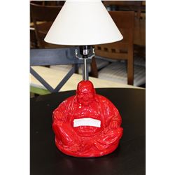 RED BUDHA TABLE LAMP