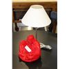 Image 2 : RED BUDHA TABLE LAMP