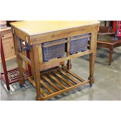 ROLLING KITCHEN ISLAND