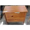 Image 1 : WOOD STORAGE STOOL AND HURRICANE LAMP AND WOOD TRAY