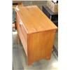 Image 2 : WOOD STORAGE STOOL AND HURRICANE LAMP AND WOOD TRAY