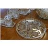 Image 1 : LOT OF CRYSTAL SERVING PIECES