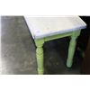 Image 2 : PAINTED WOOD BENCH