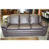 Image 1 : NEW 2-PIECE BROWN LEATHER ASHLEY SOFA AND LOVE SEAT RETAIL $1899