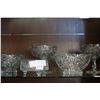 Image 1 : LOT OF FIVE CRYSTAL BOWLS