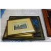 Image 1 : FOUR SMALL PRINTS AND NATIVE MASK PRINT