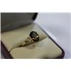 Image 1 : 10KT YELLOW SMOKEY TOPAZ RING RETAIL $500