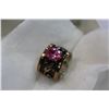 Image 1 : 925 STERLING AND PINK ICE STONE RING RETAIL $200