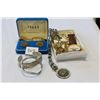 Image 1 : TWO CASES OF MENS WATCHES CUFFLINKS ETC