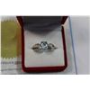 Image 3 : BLUE TOPAZ AND STERLING RING RETAIL $350