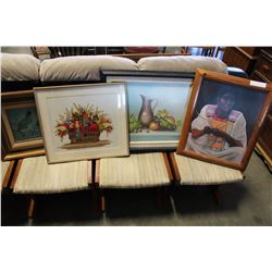 LOT OF PAINTINGS AND PRINTS