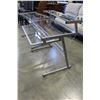 Image 2 : TWO PIECE MODERN GLASS DESK