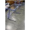 Image 3 : TWO PIECE MODERN GLASS DESK
