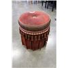 Image 1 : VINTAGE STYLE TASSELED OTTOMAN