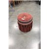 Image 2 : VINTAGE STYLE TASSELED OTTOMAN