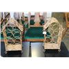 Image 1 : TWO METAL WINE HOLDERS