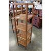 Image 2 : TEAK 5 TIER SQUARE SHELF