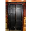 Image 2 : TWO BLACK LAQUER CABINETS