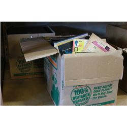 TWO BOXES OF RECORDS