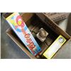 Image 2 : BOX OF WOOL DOLLIES AND ITALIAN PURSE AND BOX OF WALL SCONCES AND BOARD GAMES