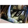 Image 2 : BOX OF PARTY LIGHTS CANDLESTANDS AND SERVING PLATTERS