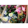 Image 2 : BOX OF ARTIFICAL FLOWERS