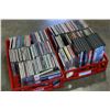 Image 1 : TWO TRAYS OF CDS AND DVDS