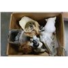 Image 2 : BOX OF VASES FIGURES AND POTTERY JUG